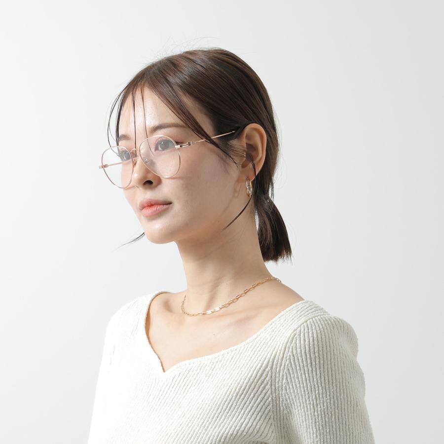 MONCLER（モンクレール） メガネ ML5068 レディース ボストン型 メタル
