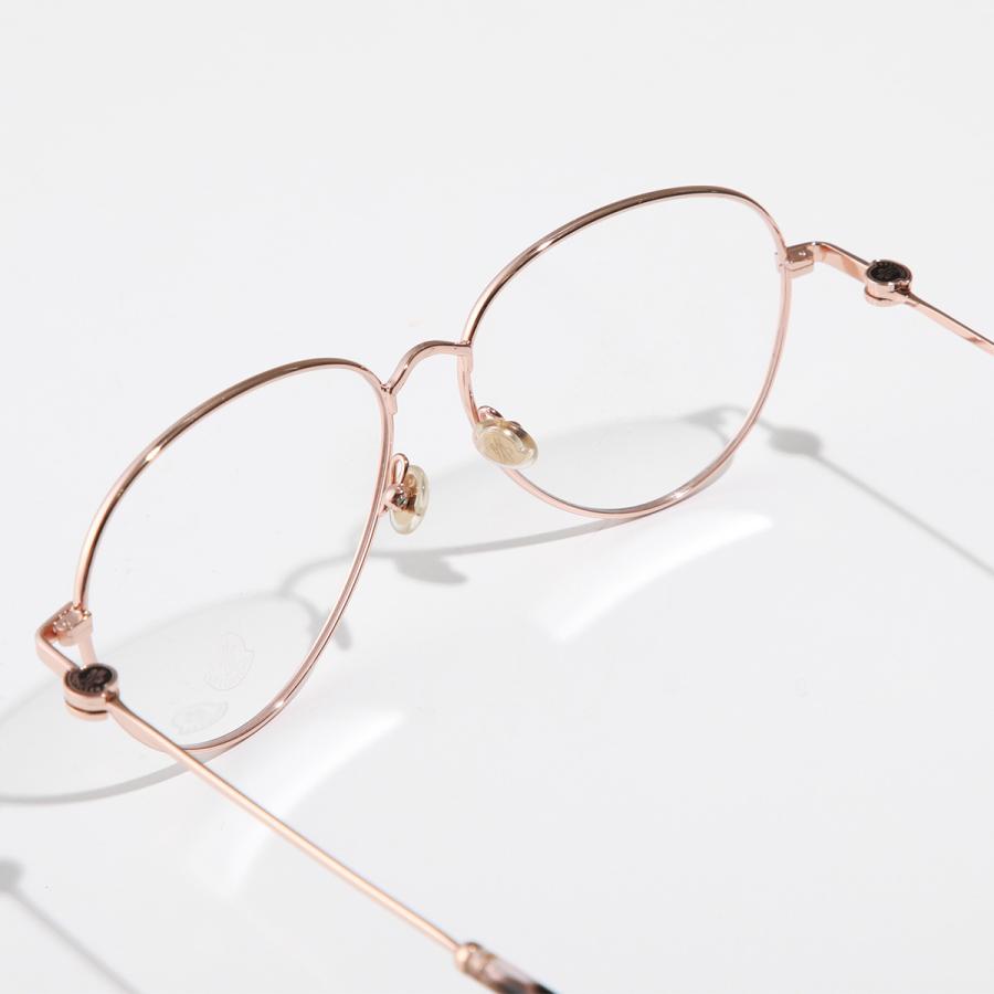 MONCLER（モンクレール） メガネ ML5068 レディース ボストン型 メタル