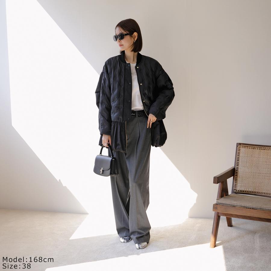 キルティング切替フレアジャケット トレフルプラスワン ヴェロフォンナ