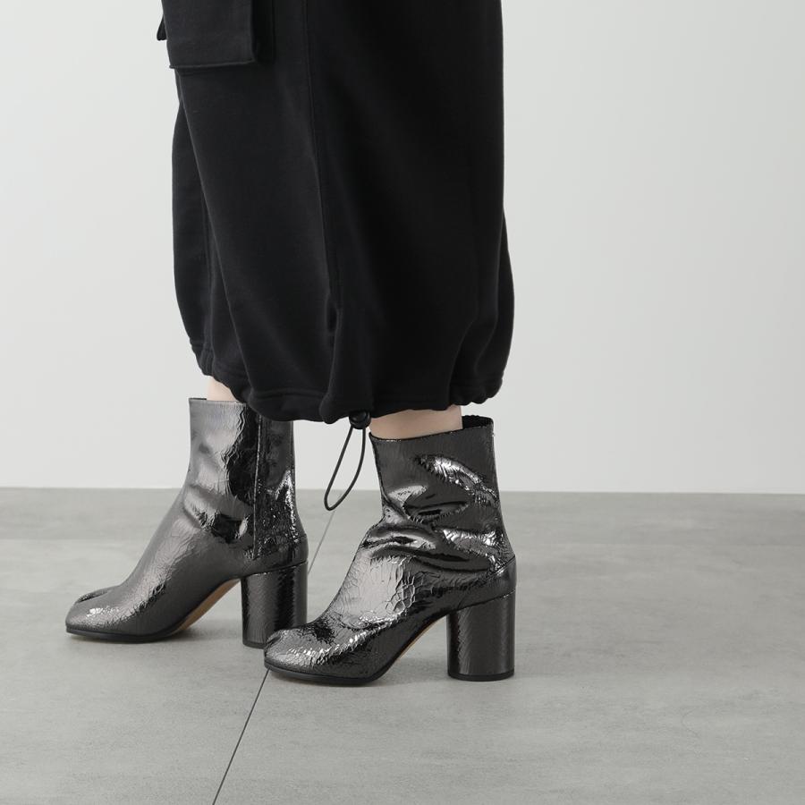 メゾンマルジェラタビブーツブラック8cmヒールサイズ38