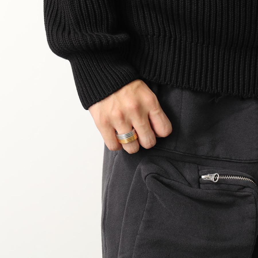 イタリア製 Maison Margiela マルジェラ スキニーロゴ リング Maison Margiela（メゾンマルジェラ） 並行輸入 エムエムシックス