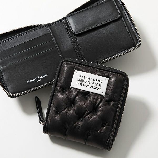 ほぼ未使用　Maison Margiela レザー長財布 ラウンドファスナー メゾン マルジェラ グラムスラム レザー ラウンドファスナー 長財布