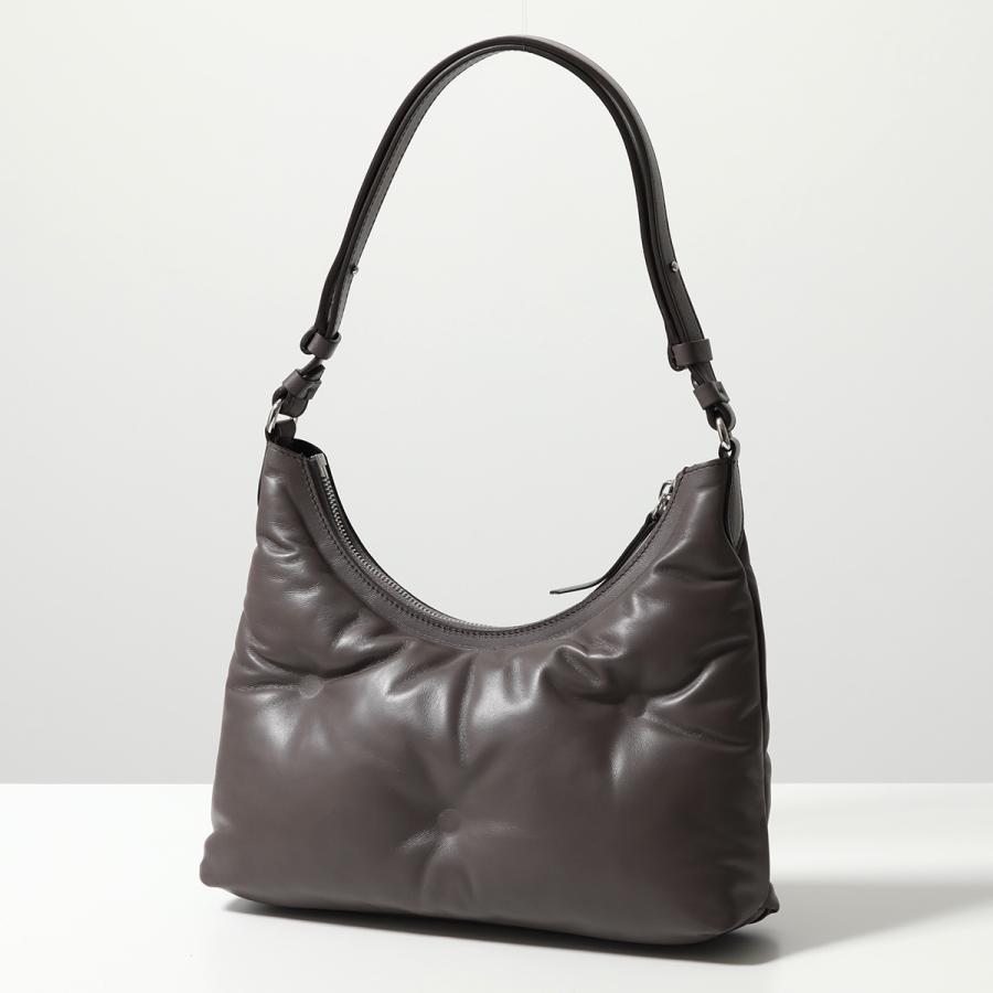 Maison Margiela メゾンマルジェラ グラムスラム フラップポケットバッグ キルティング ショルダーバッグ レザー ブラック レディース /253761【中古】 Maison Margiela（メゾンマルジェラ） ハンドバッグ Glam Slam グラム