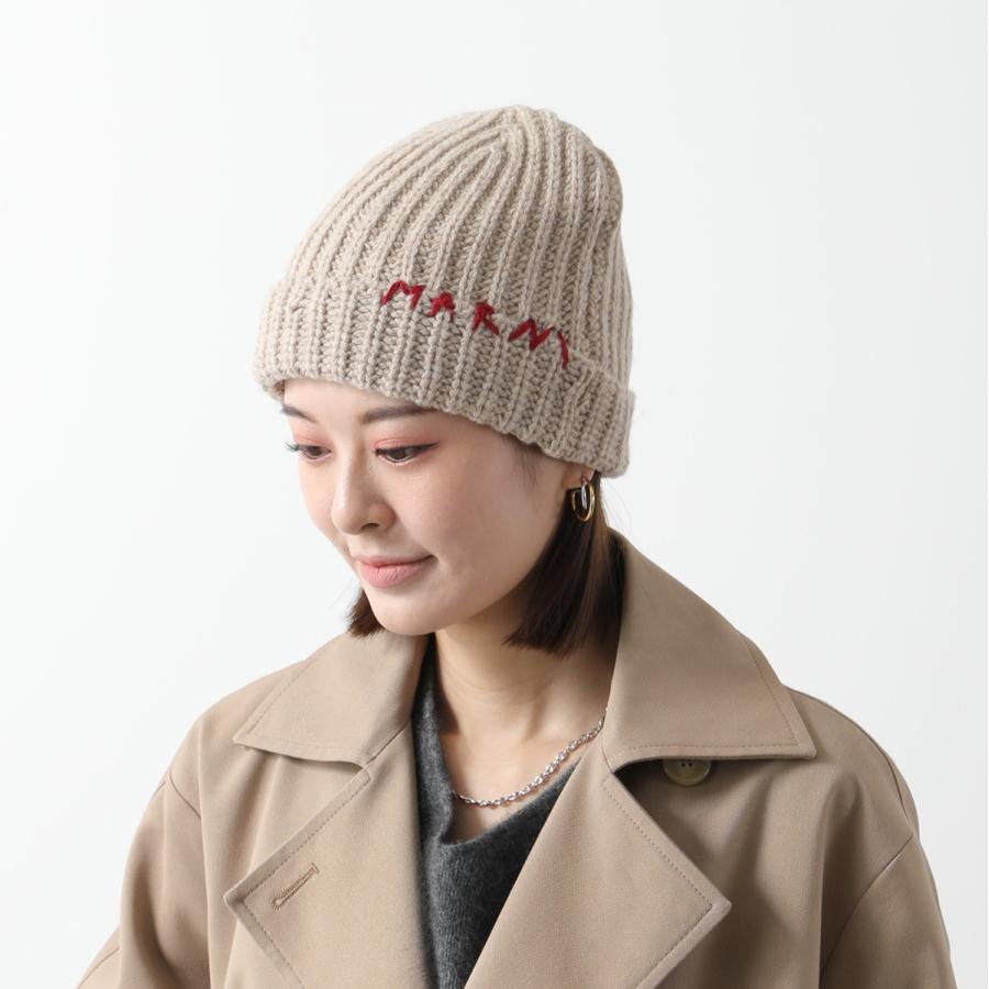 MARNI マルニ ニット帽 CLMC0125Q0 UFH938 レディース MARNI マルニ ニット帽 CLMC0125Q0 UFH938 レディース