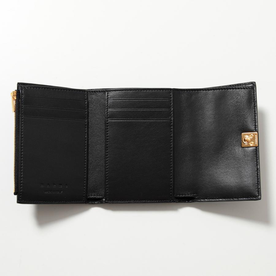 MARNI マルニ 三つ折り財布 PFMO0104U1 P5298 レディース レザー MARNI マルニ 三つ折り財布 PFMO0104U1 P5298 レディース レザー