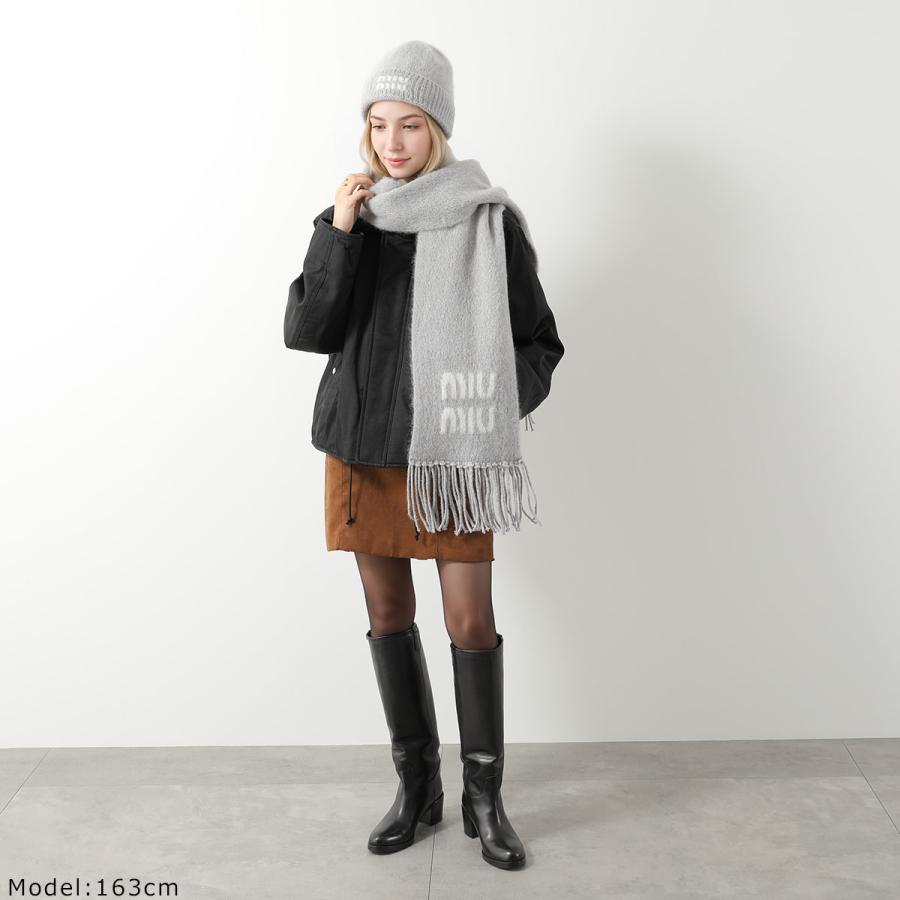 miu miu（ミュウミュウ） マフラー 5FS062 2CQD レディース モヘア