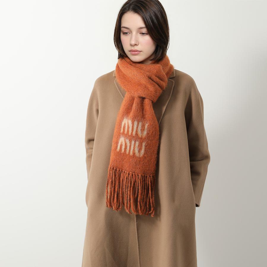 miu miu（ミュウミュウ） マフラー 5FS062 2CQD レディース モヘア