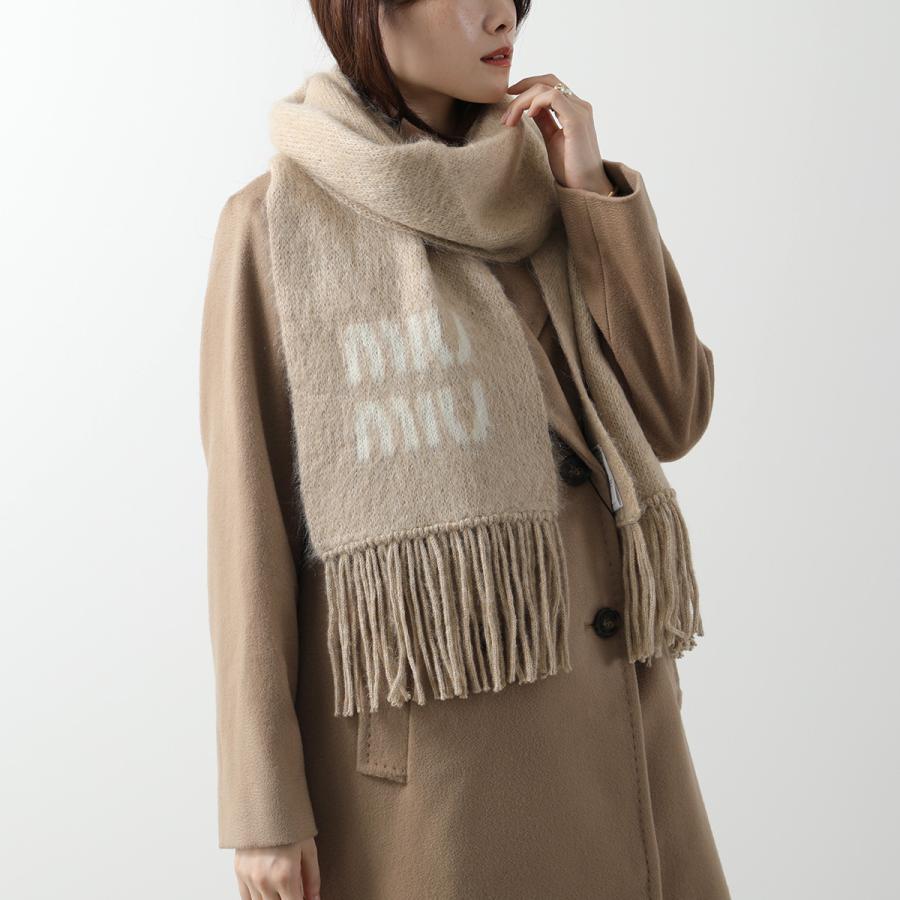 miu miu（ミュウミュウ） マフラー 5FS062 2CQD レディース モヘア