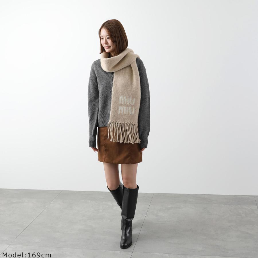 miu miu（ミュウミュウ） マフラー 5FS062 2CQD レディース モヘア