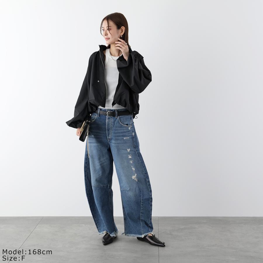 美品 MARILYN MOON ブルゾン 黒 ショート丈 春アウター Marilyn Moon（マリリンムーン） ブルゾン 4243 132 レディース