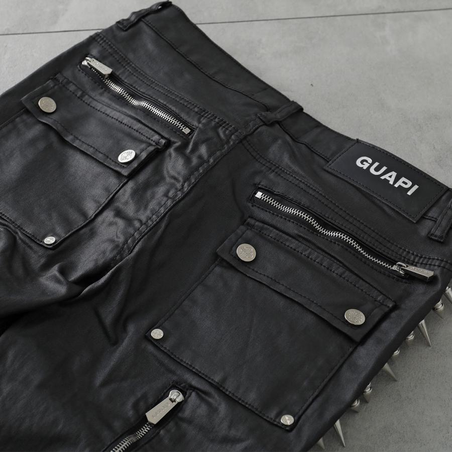 GUAPI グアピ ジーンズ OBSIDIAN BLACK WAXED SPIKES DENIM GUAPI グアピ ジーンズ OBSIDIAN BLACK WAXED SPIKES DENIM