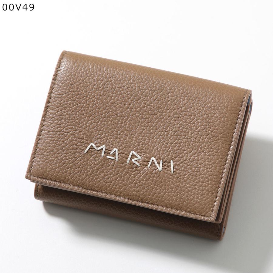MARNI マルニ レディース 三つ折りミニ財布 MARNI（マルニ） MARNI PFMO0105Q0 P5298 三つ折り財布 TRIFOLD