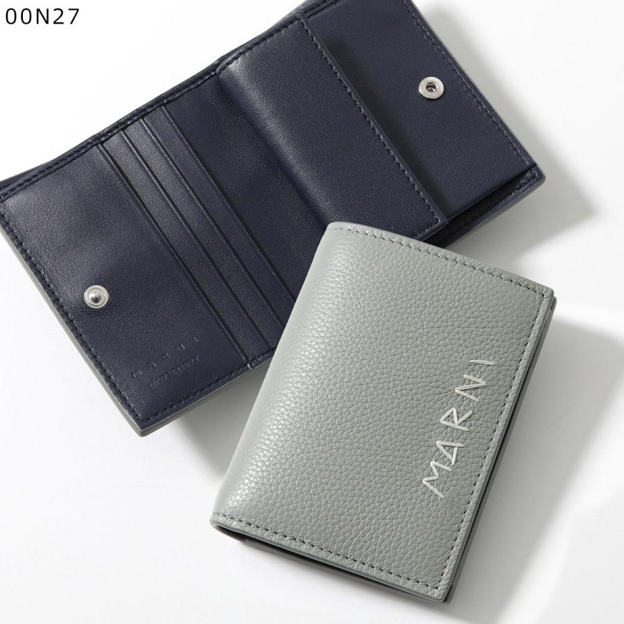 MARNI（マルニ） 二つ折り財布 PFMI0098U0 P6533 メンズ レザー ロゴ