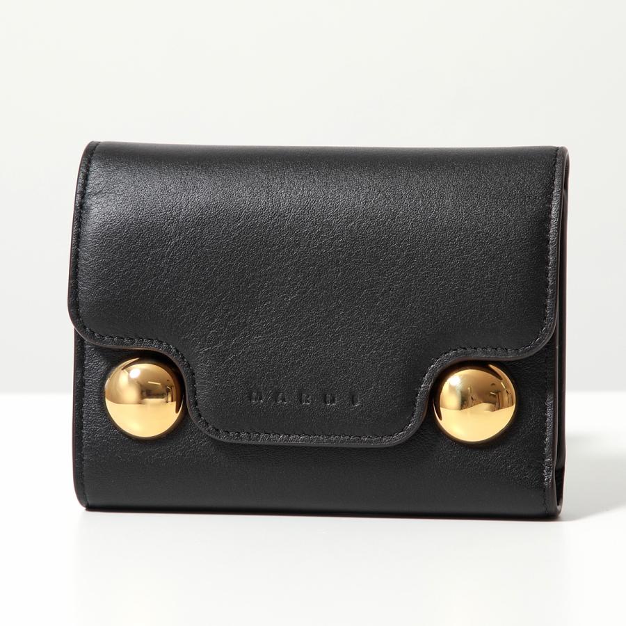 MARNI 財布 三つ折り ミニ財布 サフィアーノレザー MARNI（マルニ） 財布 三つ折り財布 ミニ財布 小銭入れあり レディース