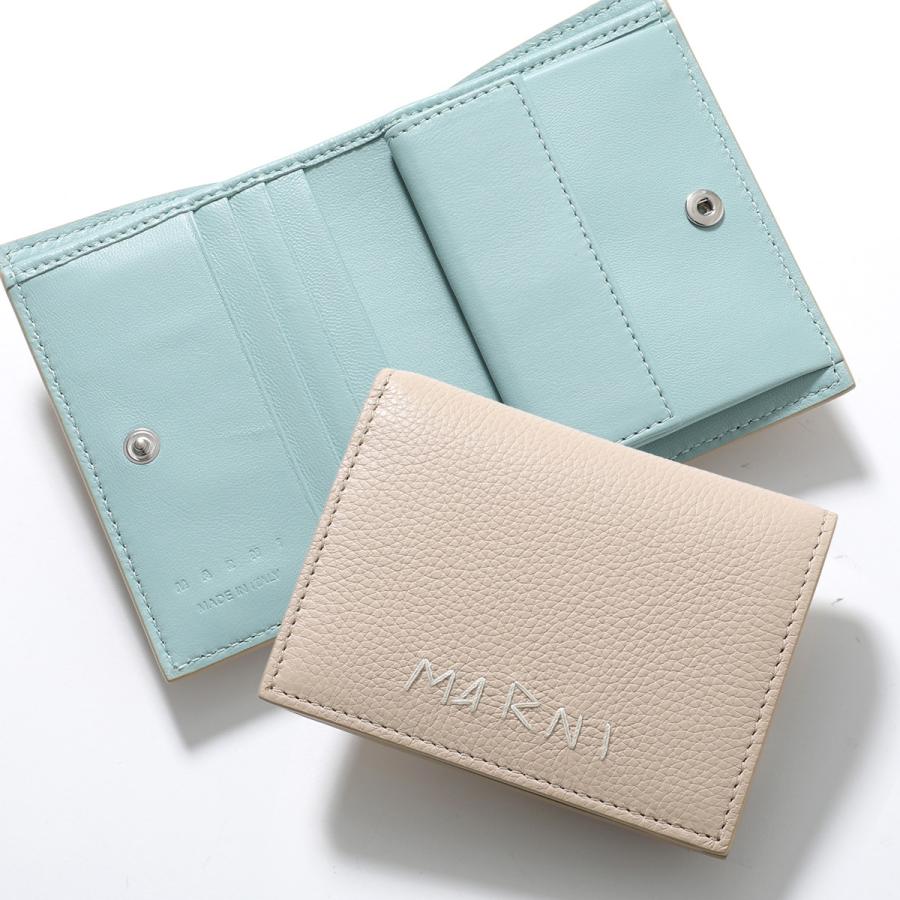 MARNI マルニ 二つ折り財布 PFMOQ14Q10 P6533 レディース レザー MARNI マルニ 二つ折り財布 PFMOQ14Q10 P6533 レディース レザー