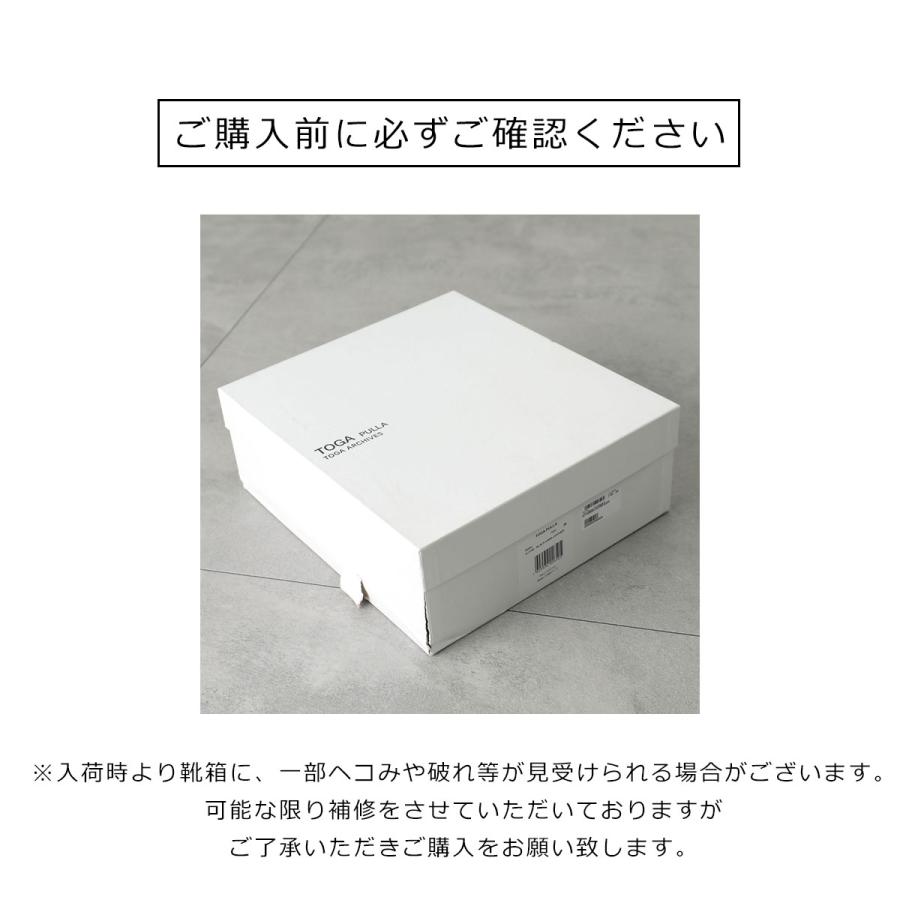 TOGA PULLA トーガ プルラ ショートブーツ AJ1207 レディース レザー ジップ メタルパーツ サイドゴアブーツ シューズ 靴 BLACKの画像
