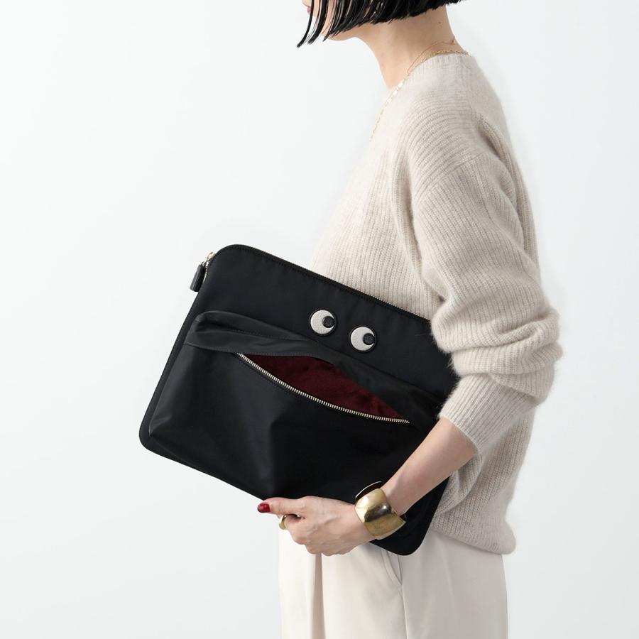 【週末セール】ANYA HINDMARCH クラッチバッグ ANYA HINDMARCH（アニヤ・ハインドマーチ） クラッチバッグ Tech Case