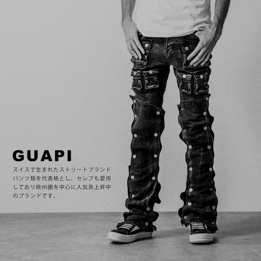 GUAPI グアピ カーゴパンツ Obsidian Black Extra Baggy Cargos GUAPI グアピ カーゴパンツ Obsidian Black Extra Baggy Cargos