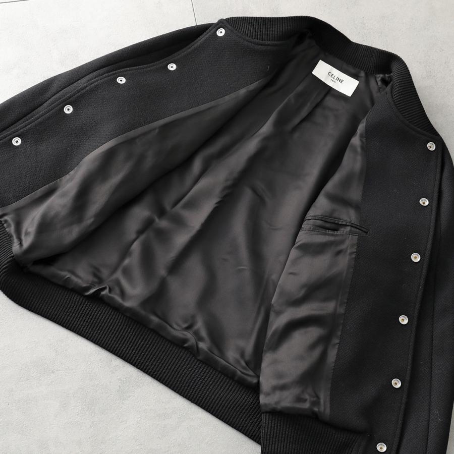CELINE ブラック コットンテディ　ジャケット CELINE ブラック コットンテディ ジャケット テディジャケット