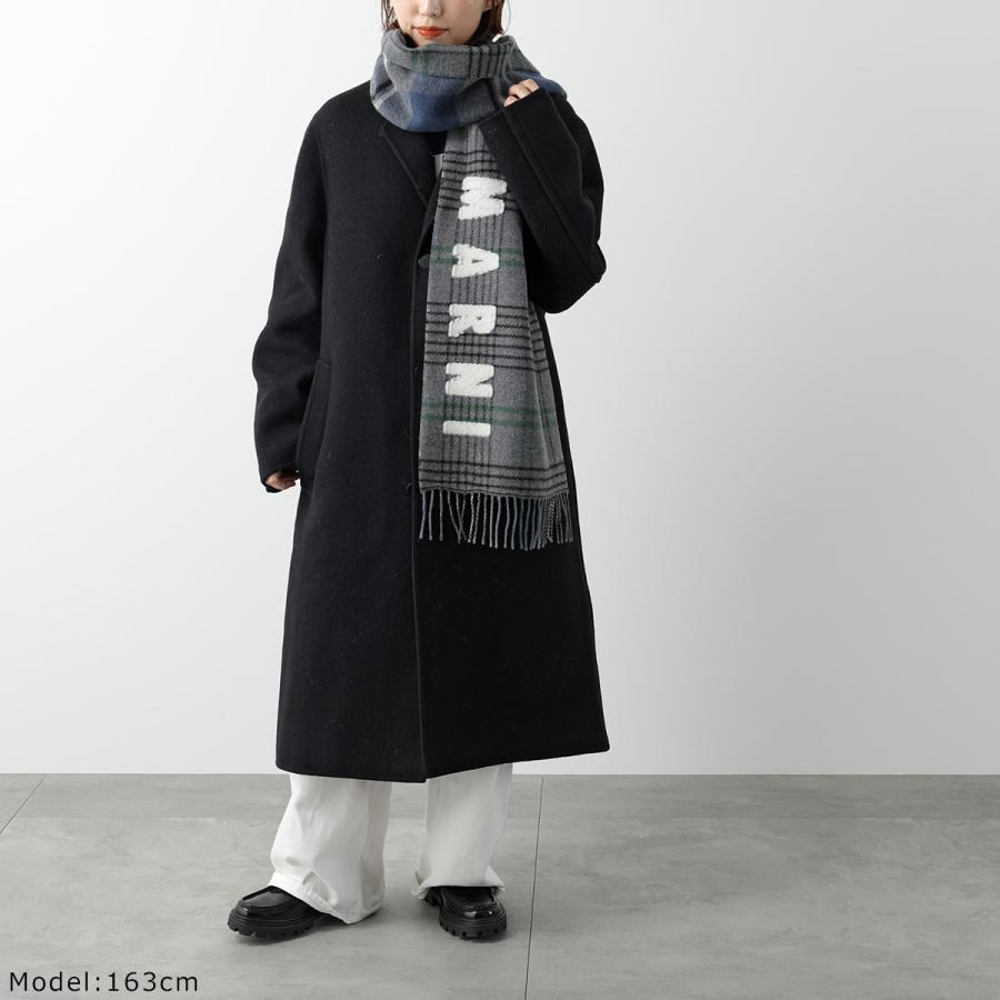 MARNI マルニ マフラー SCMC0119Y0 UAW035 メンズ ロゴ フリンジ MARNI マルニ マフラー SCMC0119Y0 UAW035 メンズ ロゴ フリンジ