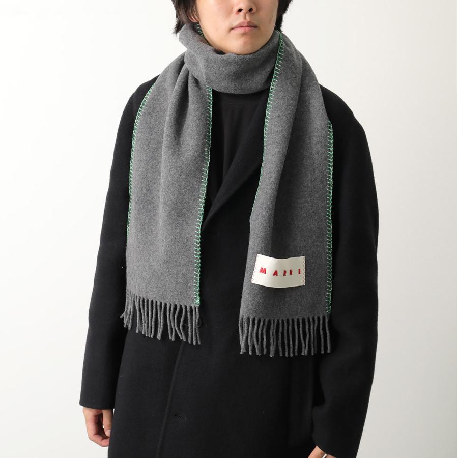 MARNI マルニ マフラー SCZC0068Y0 UAW031 メンズ ロゴ フリンジ MARNI マルニ マフラー SCZC0068Y0 UAW031 メンズ ロゴ フリンジ
