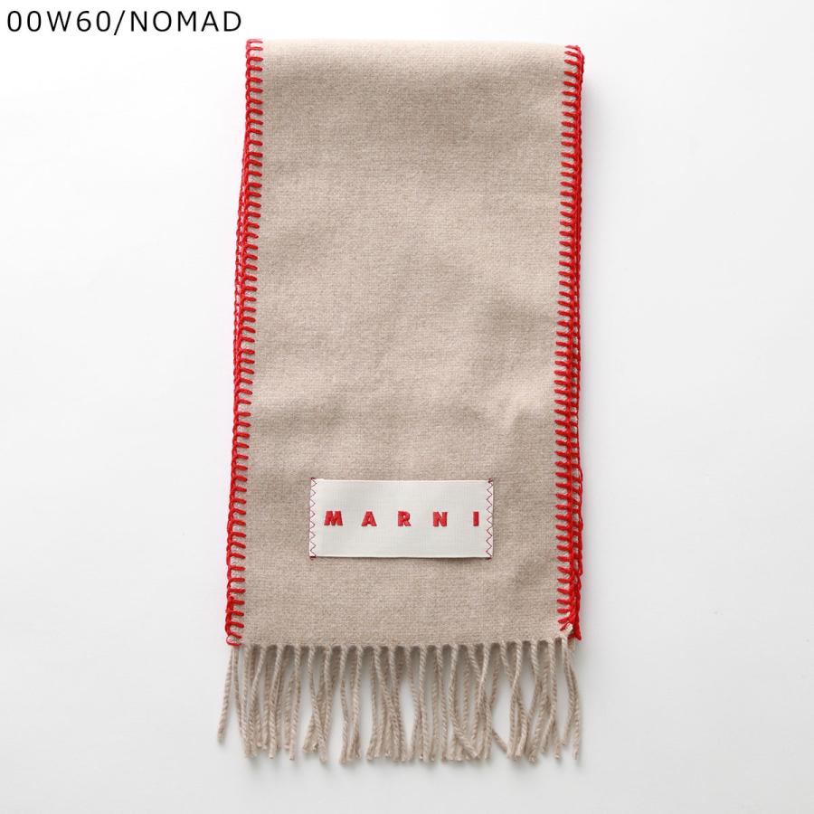 MARNI マルニ マフラー SCZC0068Y0 UAW031 メンズ ロゴ フリンジ MARNI マルニ マフラー SCZC0068Y0 UAW031 メンズ ロゴ フリンジ