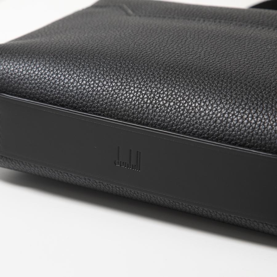 【美品】dunhill メッセンジャーバッグ ビジネスバッグ オールレザー 黒 dunhill ダンヒル センチュリーマン レザー A4 ビジネスバッグ