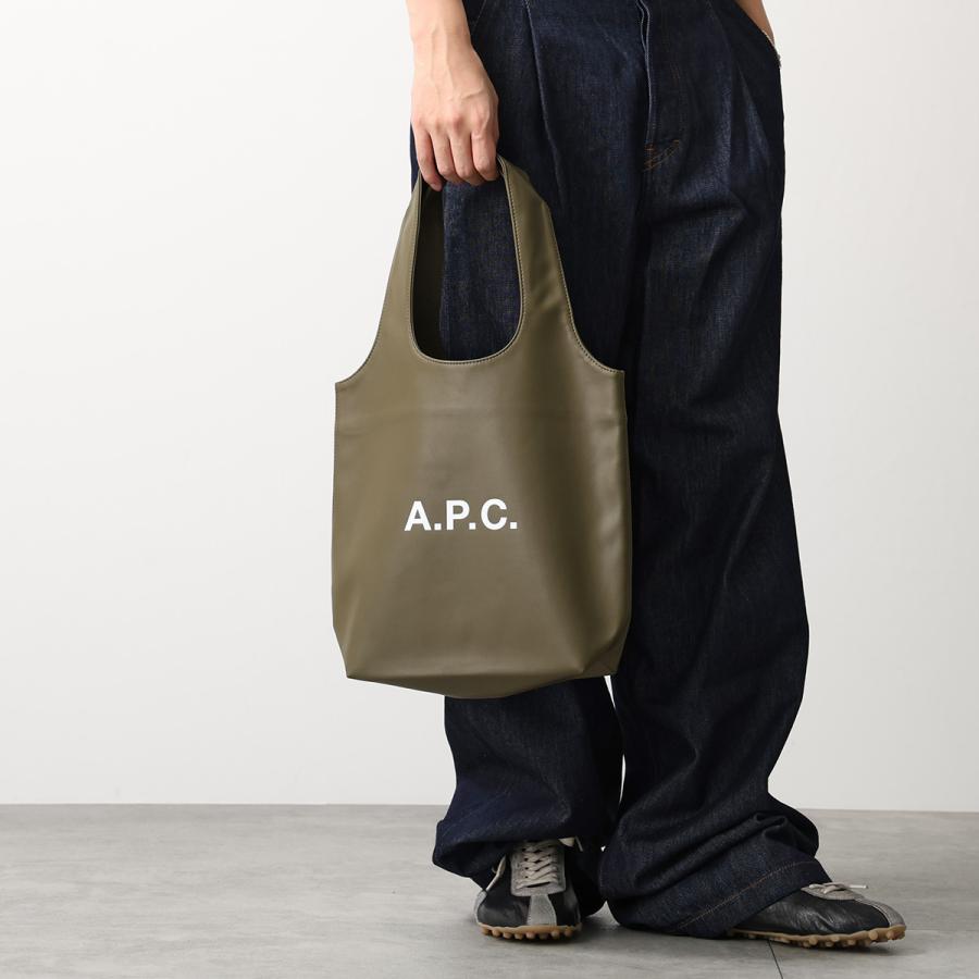 APC A.P.C. アーペーセー トートバッグ  tote ninon small ニノン スモール PUAAT M61861 レディース エコレザー ロゴ 鞄 カラー6色の画像