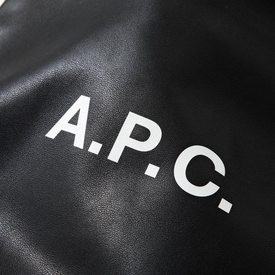 APC A.P.C. アーペーセー トートバッグ  tote ninon small ニノン スモール PUAAT M61861 レディース エコレザー ロゴ 鞄 カラー6色の画像