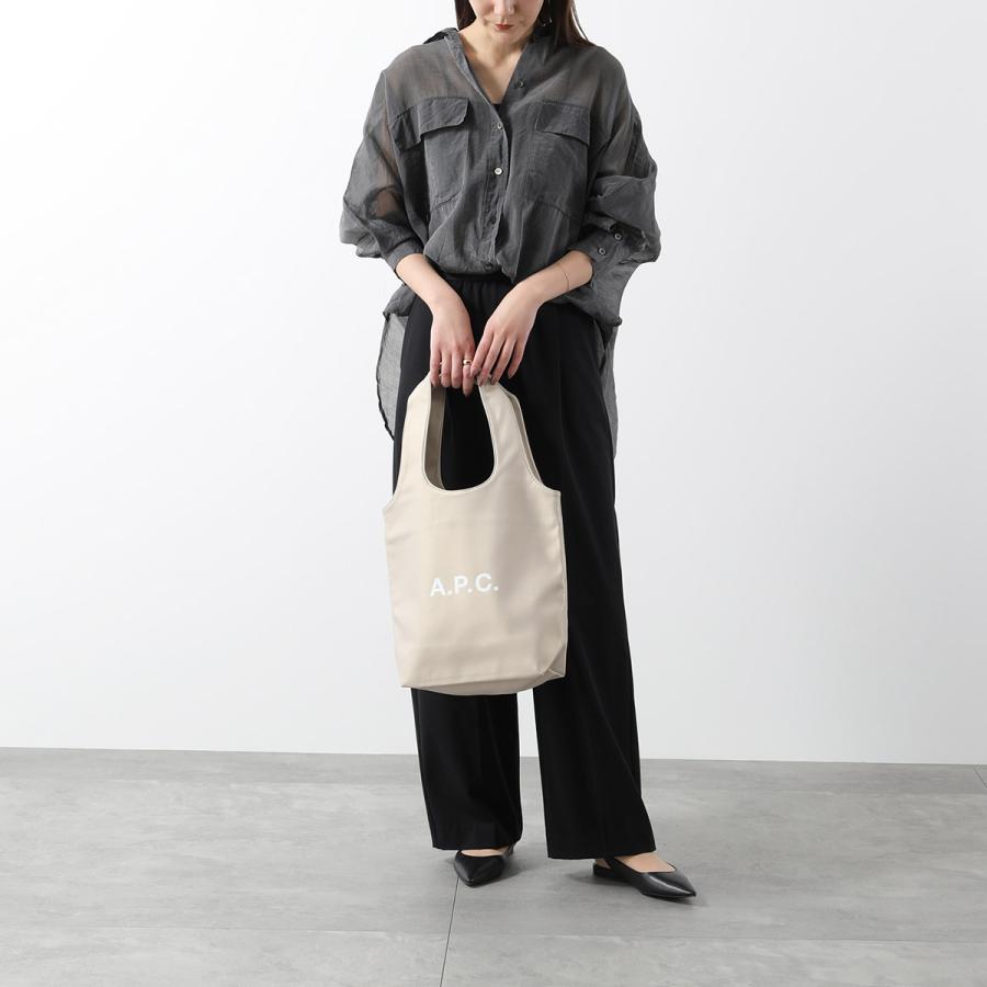 APC A.P.C. アーペーセー トートバッグ  tote ninon small ニノン スモール PUAAT M61861 レディース エコレザー ロゴ 鞄 カラー6色の画像