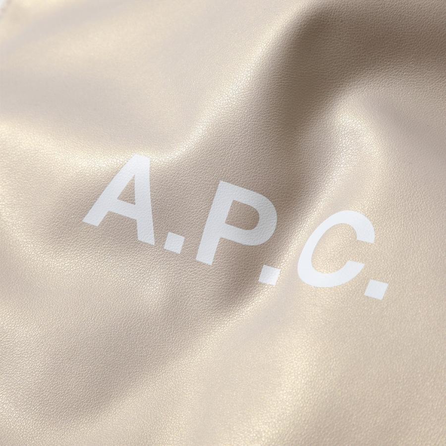 APC A.P.C. アーペーセー トートバッグ  tote ninon small ニノン スモール PUAAT M61861 レディース エコレザー ロゴ 鞄 カラー6色の画像