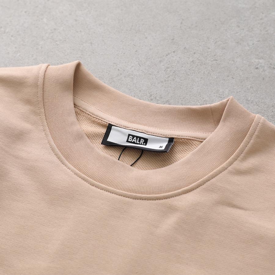 BALR. ボーラー Lサイズ CREWNECK LIGHT BEIGE BALR.（ボーラー） トレーナー GAME DAY BOX FIT CREWNECK B1262 1072
