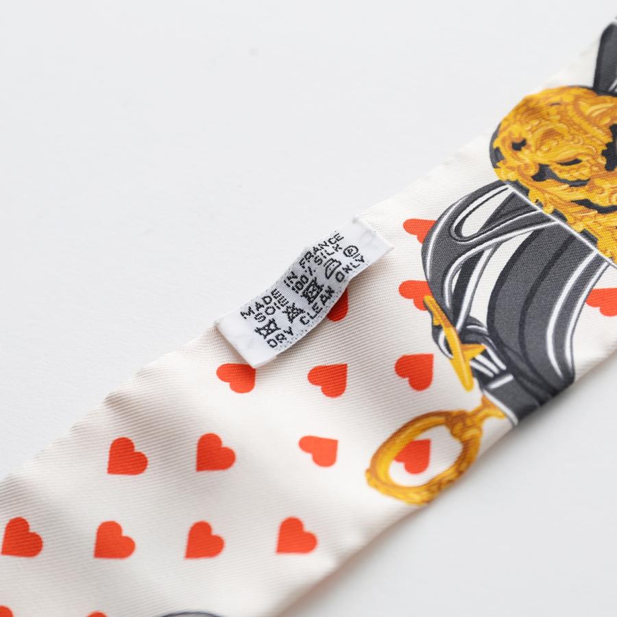 HERMES エルメス ツイリー スカーフ 063132S レディース シルク ハート