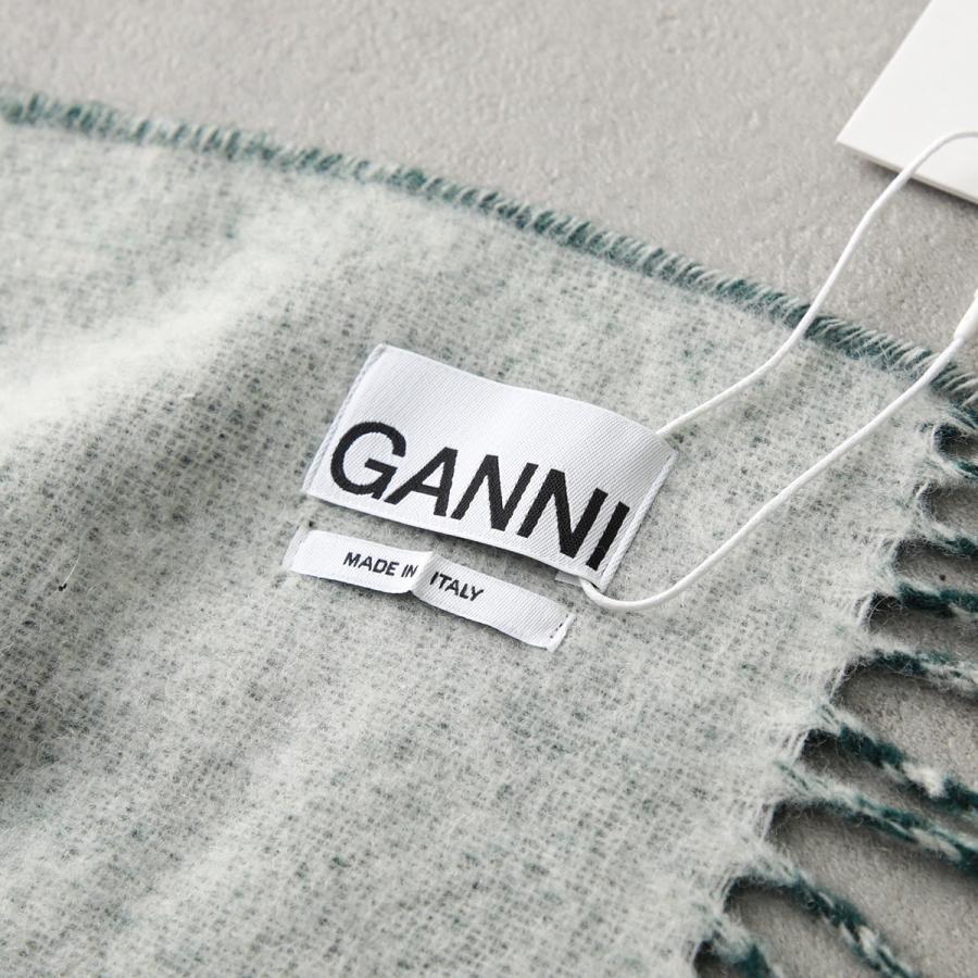 GANNI（ガニー） マフラー Narrow Scarf Please Recycle A6203