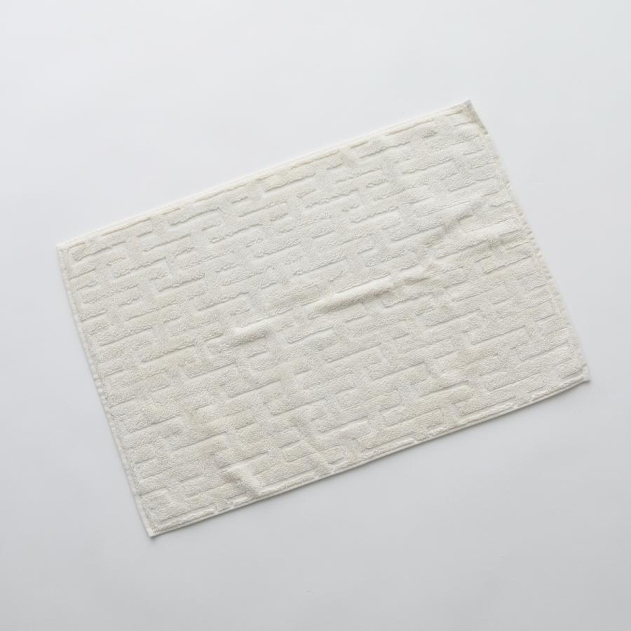 未使用品★HERMES★ タオル バスマット ステアーズ 綿100％ アイボリー HERMES（エルメス） タオル ステアーズ TOWEL STAIRS 60×40 103190M
