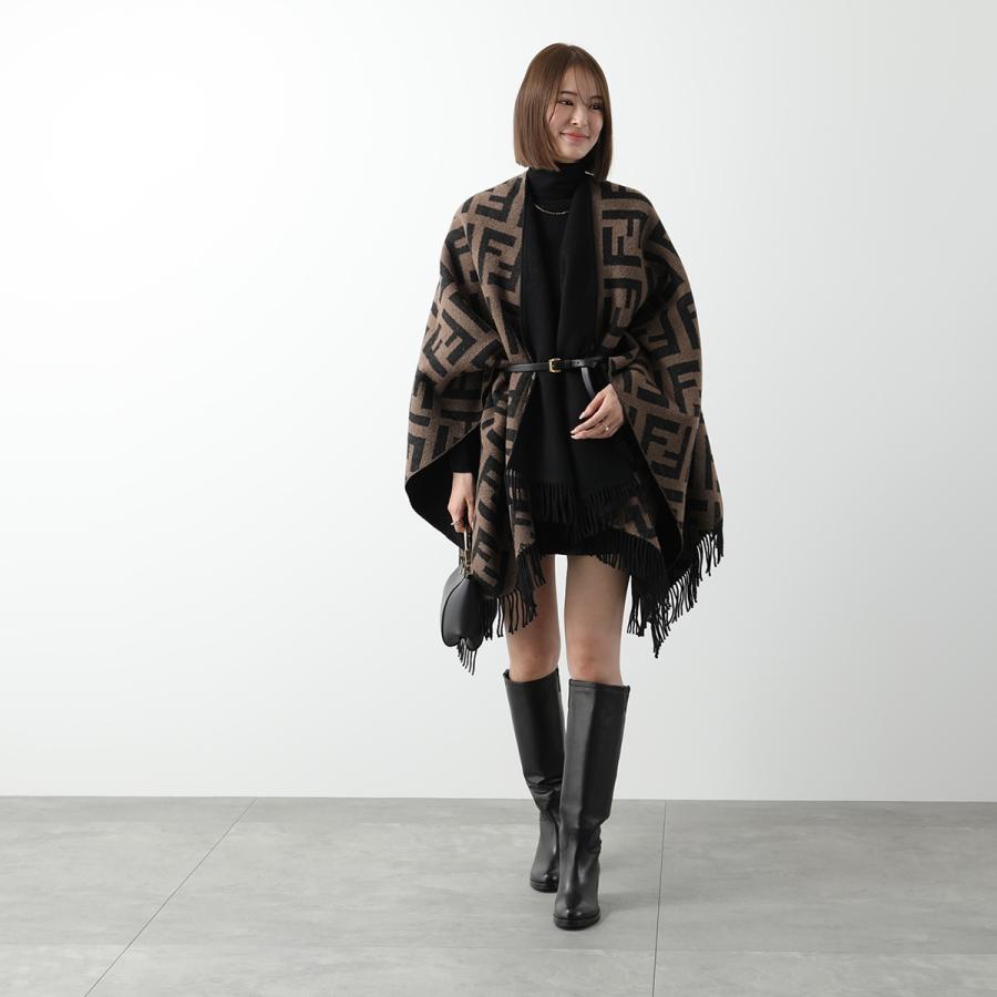 FENDI フェンディ ポンチョ FXX715 AEOW レディース フリンジ FENDI フェンディ ポンチョ FXX715 AEOW レディース フリンジ