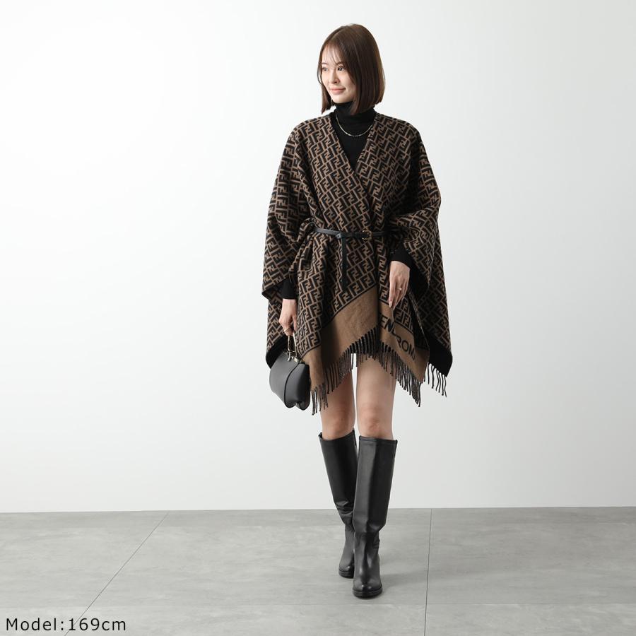 FENDI 、ポンチョ、羽織り フェンディ FENDI FENDI ポンチョ FXX723 AQCW ケープ （F0QE1/TOBACCO