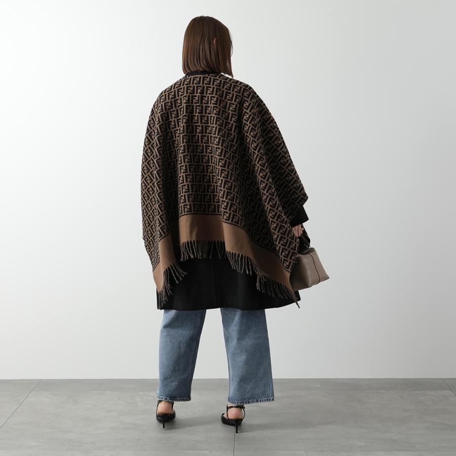 FENDI（フェンディ） ポンチョ FXX723 AQCW レディース フリンジ