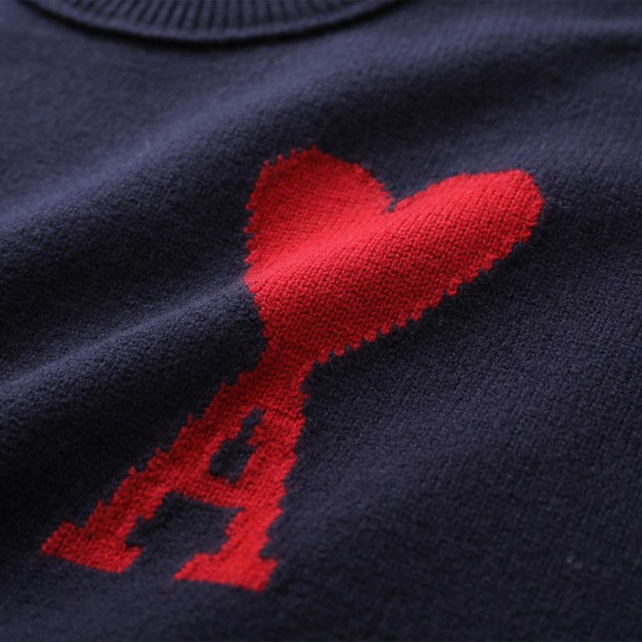 ami paris アミパリス セーター RED ADC SWEATER UKS006 018 ami paris アミパリス セーター RED ADC SWEATER UKS006 018
