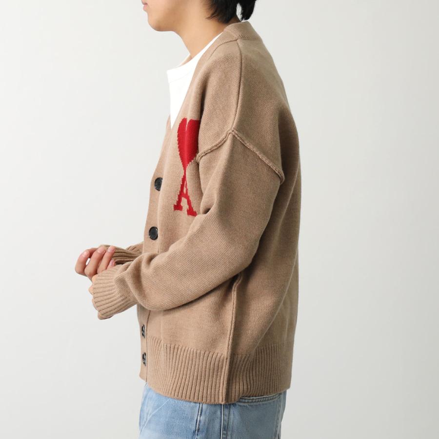 ami paris アミパリス カーディガン RED ADC CARDIGAN UKC006 ami paris アミパリス カーディガン RED ADC CARDIGAN UKC006