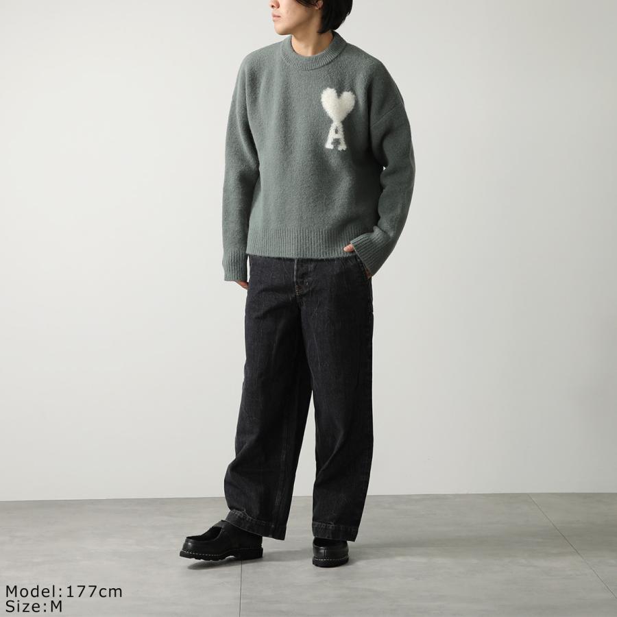 ami paris アミパリス セーター OFF WHITE ADC SWEATER UKS025 ami paris アミパリス セーター OFF WHITE ADC SWEATER UKS025