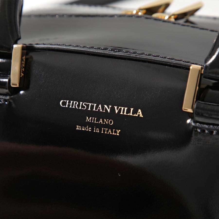 クリスチャンヴィラ　ボストンバッグ クリスチャン ヴィラ CHRISTIAN VILLA レザーボストンバッグ