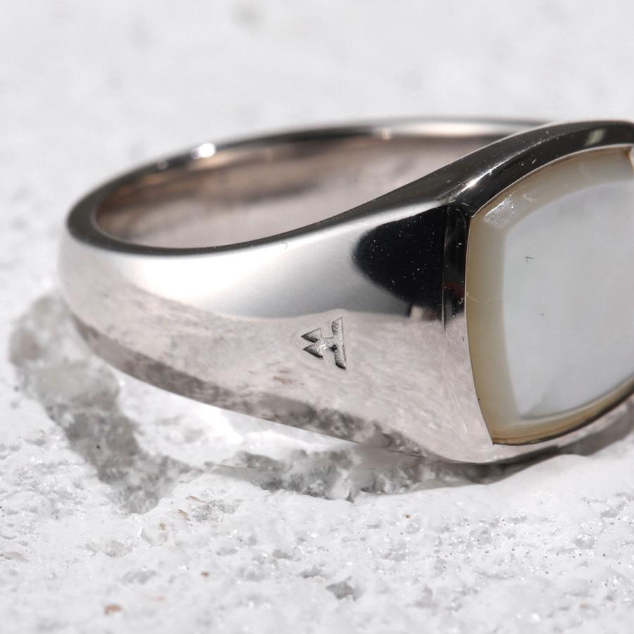TOMWOOD トムウッド ケイリング マザーオブパール 54 TOM WOOD（トムウッド） リング レディース Kay Ring White MOP ケイ