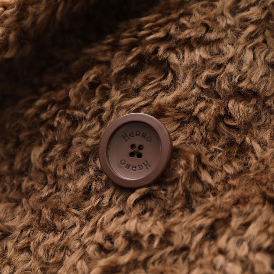 ヘルノ　HERNO カーリー　ファーコート　ケープ　36 新品タグ付き 360830240_1.jpg