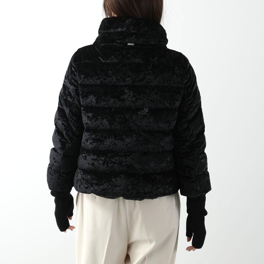 HERNO / ダウンコート 40 ボルドー ロング 赤 スタンドカラー HERNO