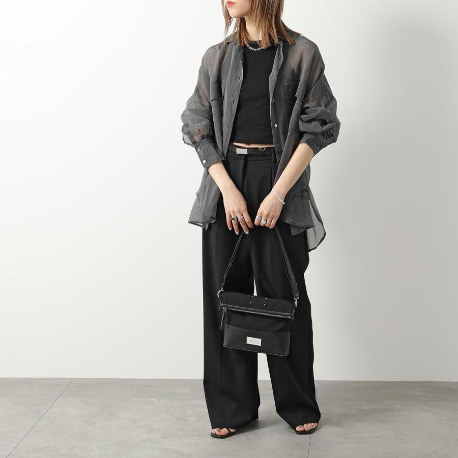 マルジェラ風　「5AC」ホーボー　ブラックキャンバスショルダーバッグ 5AC HOBO SMALL（ショルダーバッグ）｜Maison Margiela（メゾン