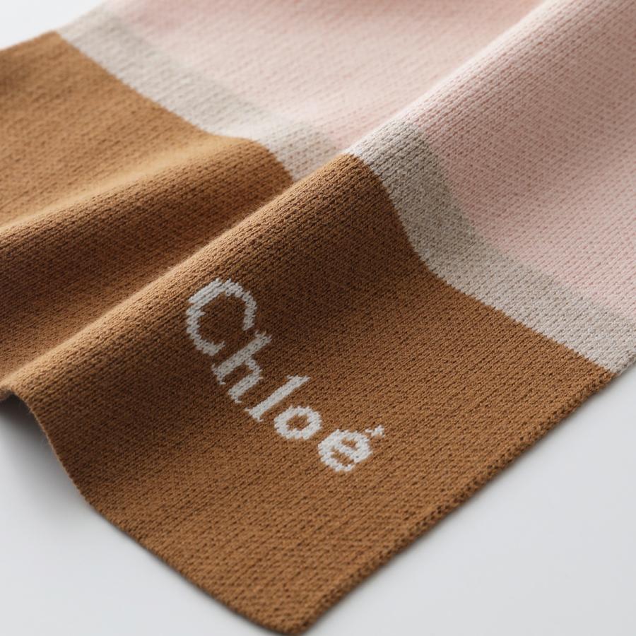 Chloé マフラー 新品同様　2025年モデル Chloe（クロエ） Chloe KIDS キッズ マフラー C20270 レディース