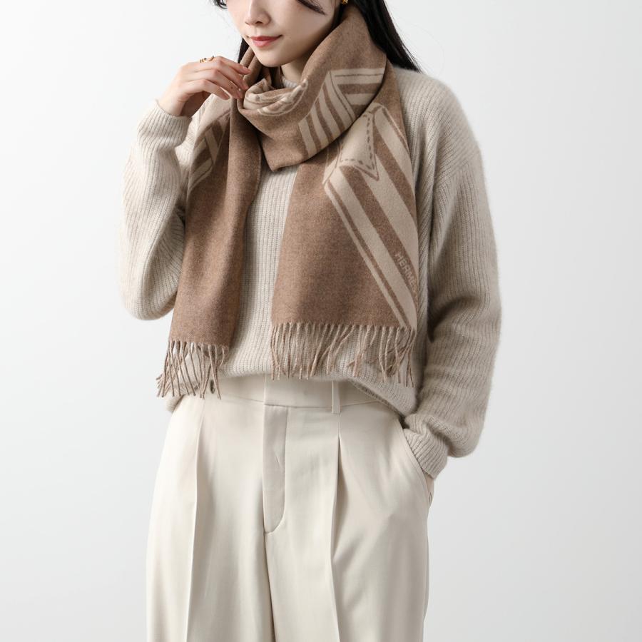 HERMES エルメス マフラー 170×25 ジグザグのサングル H394808T HERMES エルメス マフラー 170×25 ジグザグのサングル H394808T