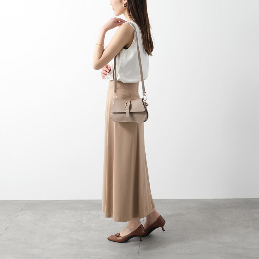 FURLA フルラ ショルダーバッグ FLOW フロー アイボリー系 レザー レディース チェーン ゴールド金具 美品【本物保証】 FURLA（フルラ） ショルダーバッグ FLOW フロー WB01032 BX2045