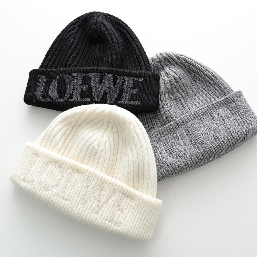 LOEWE ロエベ ニット帽 F540257X23 レディース ロゴ刺繍 ニット LOEWE ロエベ ニット帽 F540257X23 レディース ロゴ刺繍 ニット